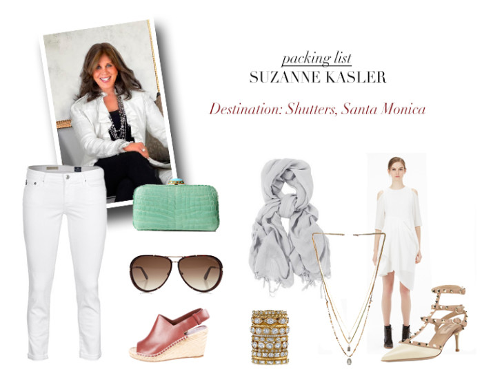 Suzanne Kasler's Santa Monica Packing List