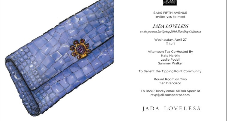 Please Join Us at Saks in San Francisco!