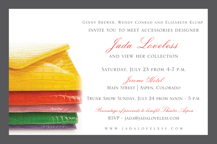 Join Us for Our Aspen Trunk Show
